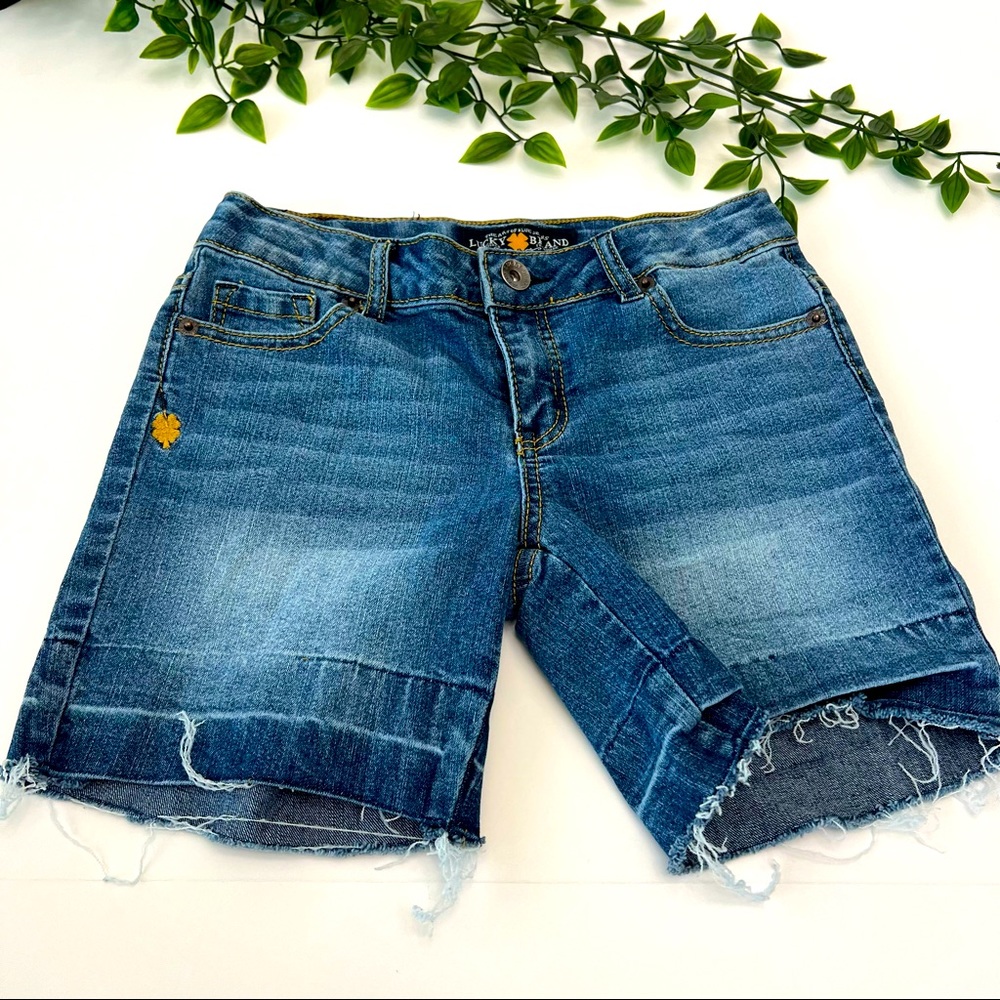 Lucky brand Jean shorts girls 8